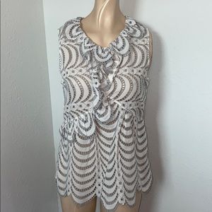 Marc by Marc Jacobs scalloped shirt size 8